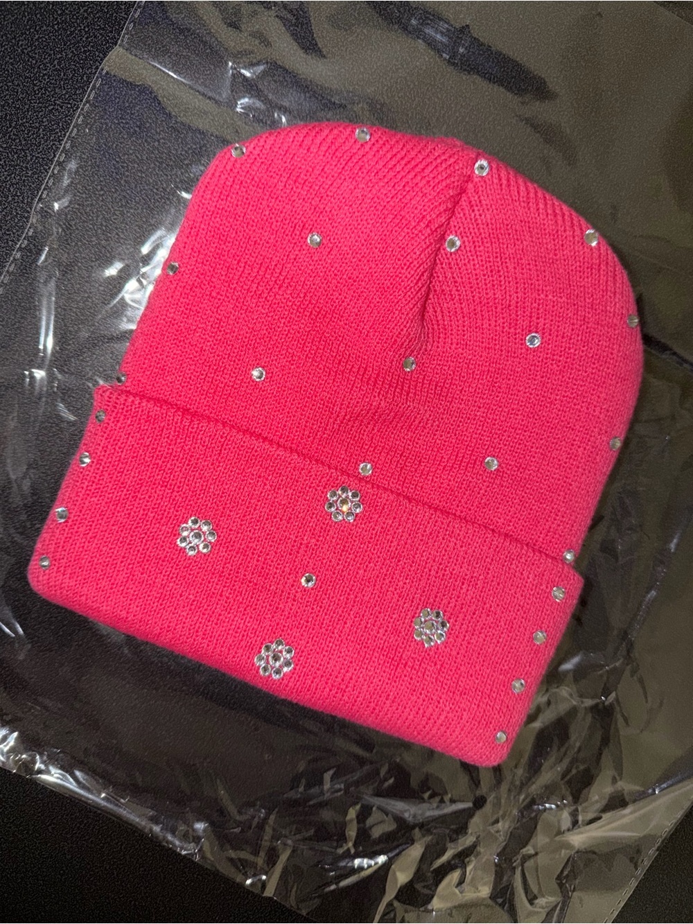 “Cherry Blossom Ice” Beanie